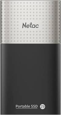 Накопитель SSD Netac USB-C 2000Gb NT01Z9-002T-32BK Z9 1.8&quot; черный