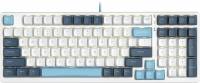Клавиатура A4Tech Fstyler FS300 механическая белый/синий USB for gamer LED (FS300 PANDA SNOWBOARDING)
