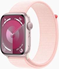 Часы Apple Watch Series 9 GPS 41mm Pink Aluminum Case with Sport Loop Band Light Pink (Розовый)