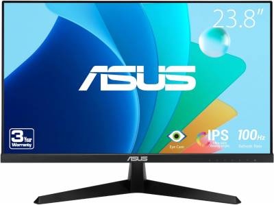 Монитор Asus 23.8" VY249HF черный IPS LED 1ms 16:9 HDMI матовая 250cd 178гр/178гр 1920x1080 100Hz FHD 3.6кг