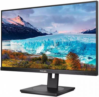 Монитор Philips 27" 272S1M(00/01) черный IPS LED 16:9 DVI HDMI M/M матовая HAS Piv 250cd 178гр/178гр 1920x1080 75Hz VGA DP FHD USB 6.05кг